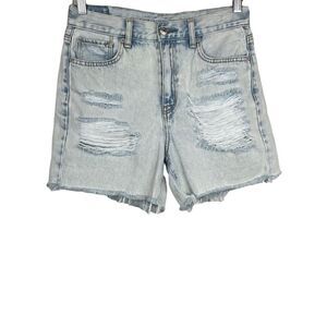 AE American Eagle Mom Shorts Raw Hem Size 2